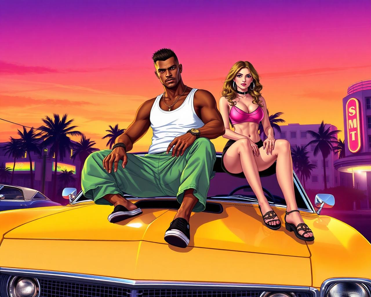 Grand Theft Auto VI key art